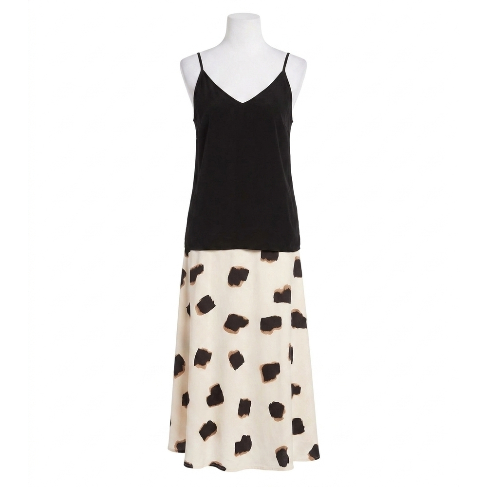 NEW FIFTEEN TWENTY carys silk camisole in black